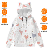 Kawaii Heaven Women's Cute Cat Ear Hoodie with Decorative Ears