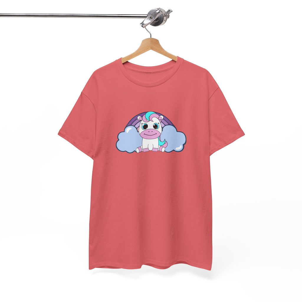 Kawaii Pony T-Shirt - Cute Horse Graphic Tee, Animal Lover Gift - Pastel Colors Shirt