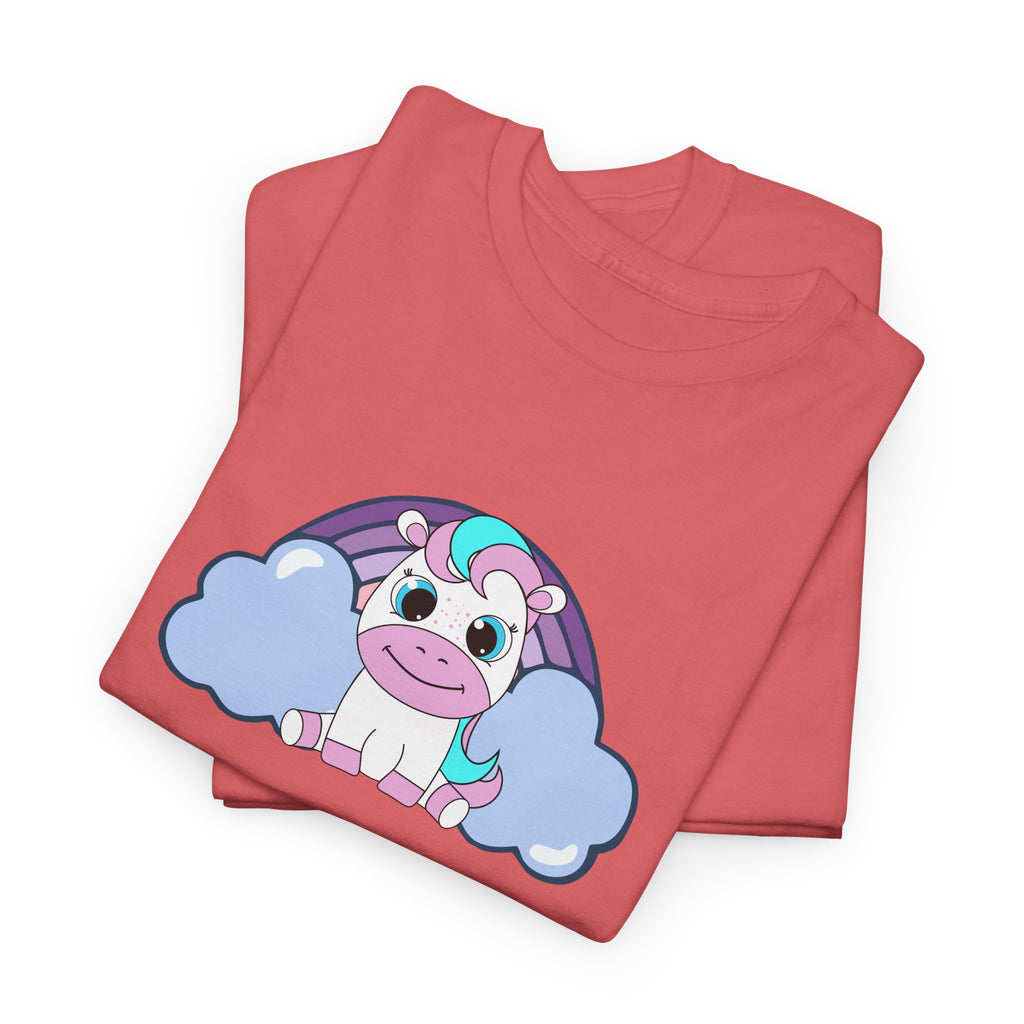 Kawaii Pony T-Shirt - Cute Horse Graphic Tee, Animal Lover Gift - Pastel Colors Shirt