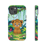 Cute Lion in the Jungle Tough Cases