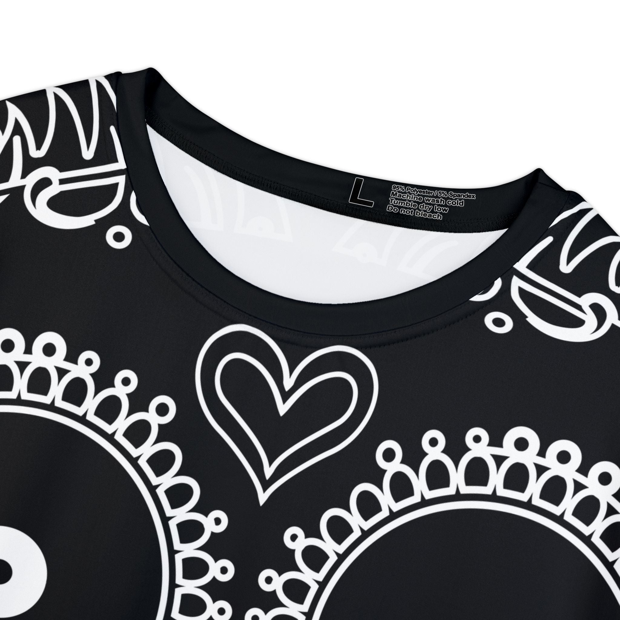 Skulls Women's Short Sleeve Shirt - Edgy Gothic Tee, Punk Rock Top, Alternative Fashion Blouse, Cool Skeleton T-Shirt, Rebel Clothing