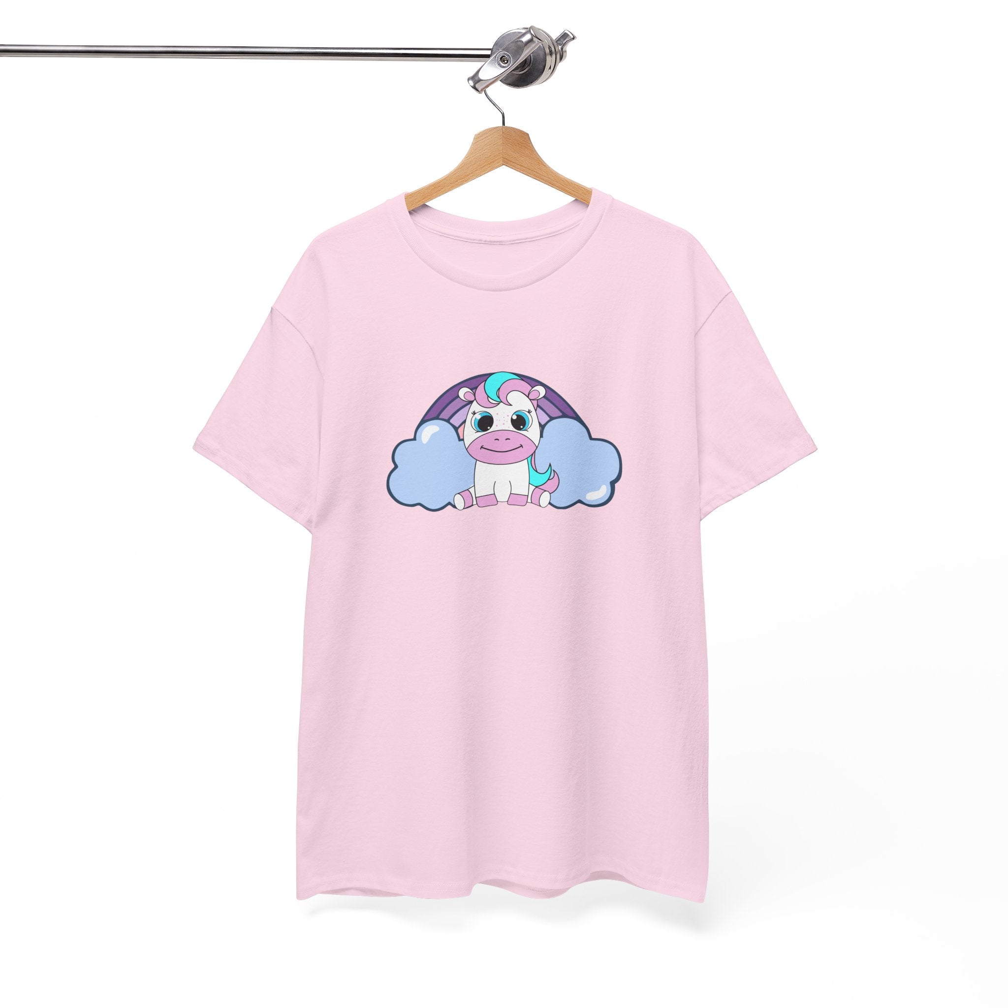 Kawaii Pony T-Shirt - Cute Horse Graphic Tee, Animal Lover Gift - Pastel Colors Shirt