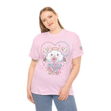 Kawaii Christian T-Shirt - Angel Cloud Rainbow Tee- Religious Graphic Top