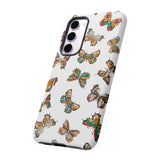 Butterflies Tough Cases, Phone Case, Protective Cover, Butterfly Pattern, Gift for Her, Unique Phone Accessory