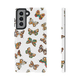 Butterflies Tough Cases, Phone Case, Protective Cover, Butterfly Pattern, Gift for Her, Unique Phone Accessory