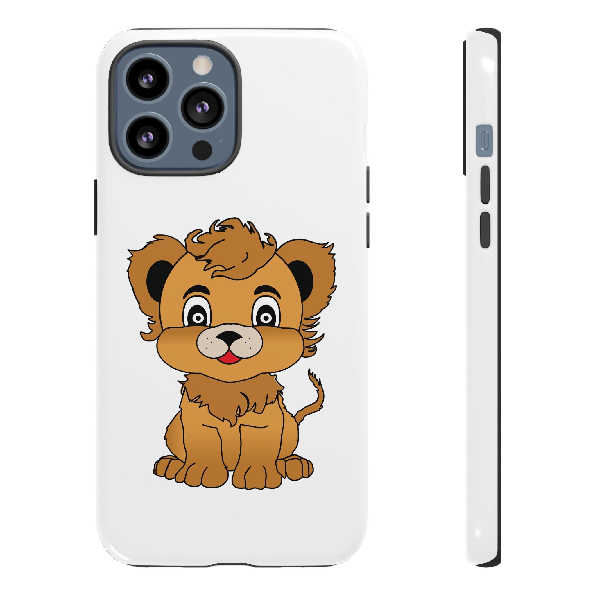 Cute Lion Tough Cases, Lion Phone Cases, Animal Print Phone Cover, Protective Case, Safari Theme Accessories