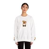 Embroidered Little Teddy Bear Crewneck Sweatshirt