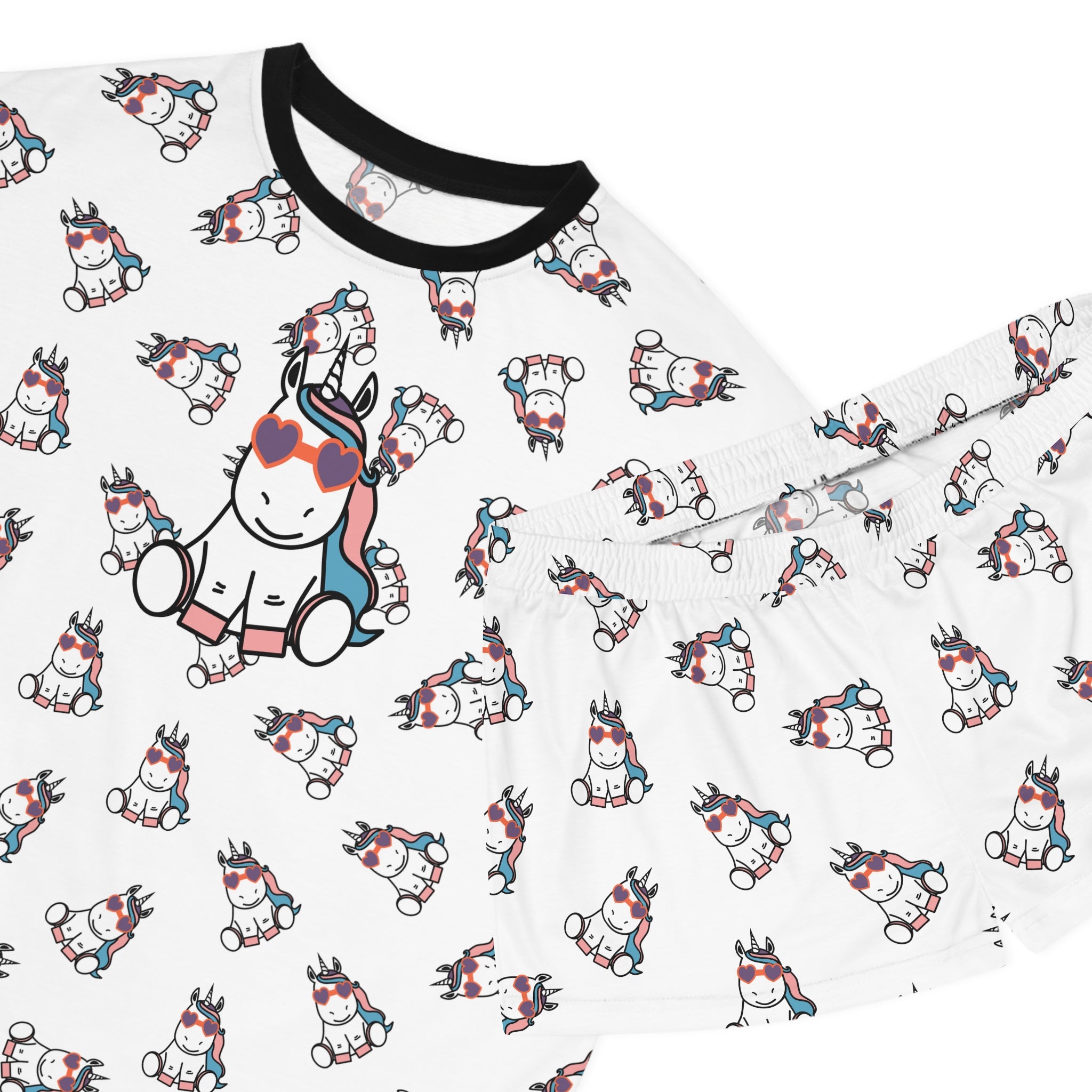 Kawaii Unicorn Pajama Set for Women - Cute Sleepwear - Lounge Wear - Unicorn Lover's Set