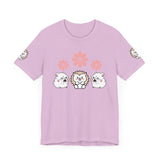 Cute Animal Tee - Hedgehog & Hamster Shirt - Happy Critter Top