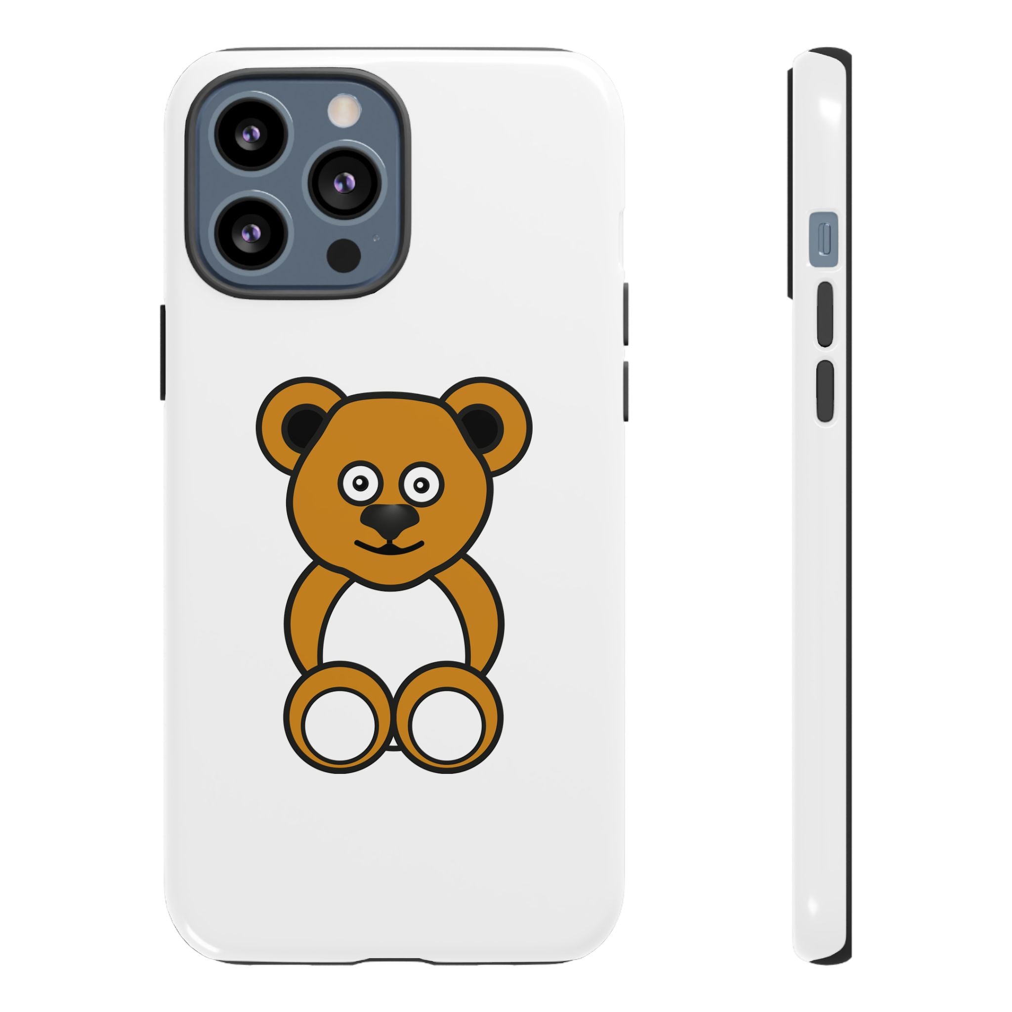 White Cute Ochre Bear Tough Cases
