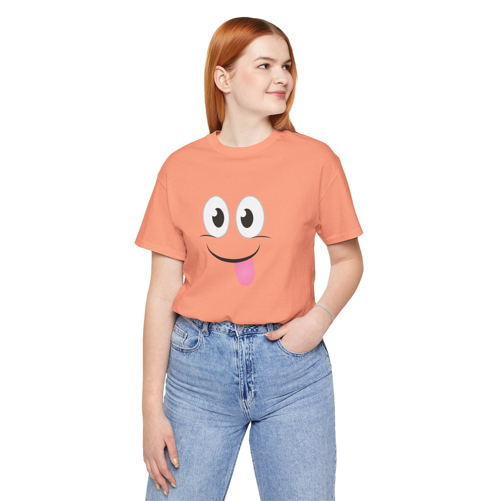 Yum Smile T-Shirt, Cute Graphic Tee, Food Lover Gift, Unisex Top, Funny Saying Shirt, Short Sleeve Tee