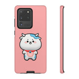 Kawaii Cow Tough Cases - Cute Animal Phone Cover for iPhone Galaxy Pixel, Cow Lover Gift, Animal Print Phone Case, Protective Smartphone