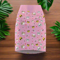 Cool Cats Pattern Pink Pencil Skirt, Women's Fashion, Cat Lover Gift, Office Attire, Trendy Skirt, Animal Print Skirt