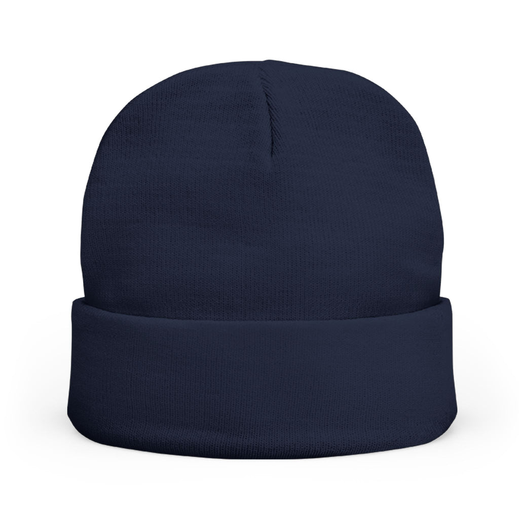 Embroidered Black Spider Knit Beanie — Halloween Spider Hat