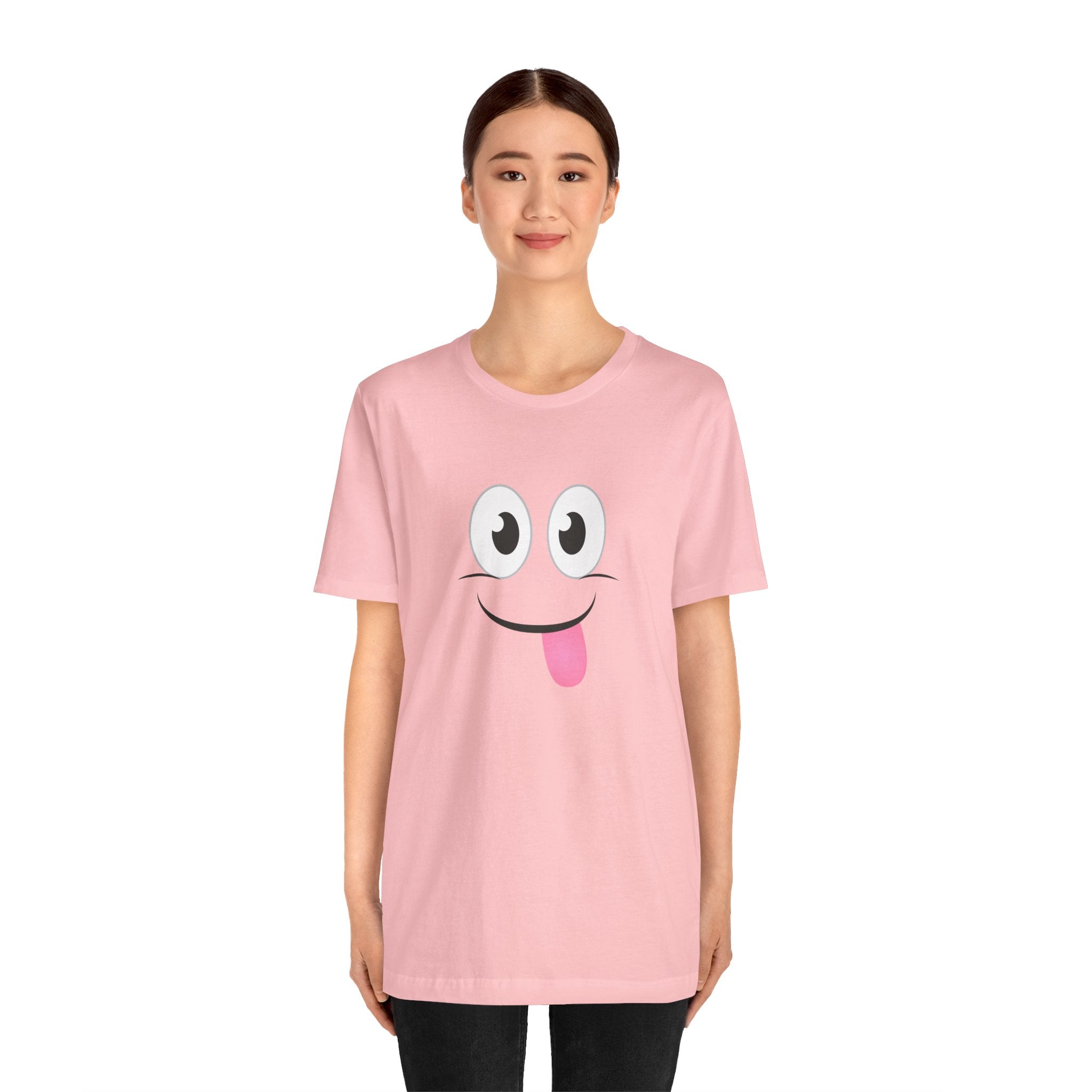 Yum Smile T-Shirt, Cute Graphic Tee, Food Lover Gift, Unisex Top, Funny Saying Shirt, Short Sleeve Tee