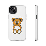 White Cute Ochre Bear Tough Cases