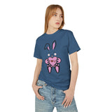 Rabbit With I Love You Heart Tee, Unisex T-Shirt, Animal Lover Gift, Cute Graphic Tee, Valentine's Day Shirt, Bunny Shirt