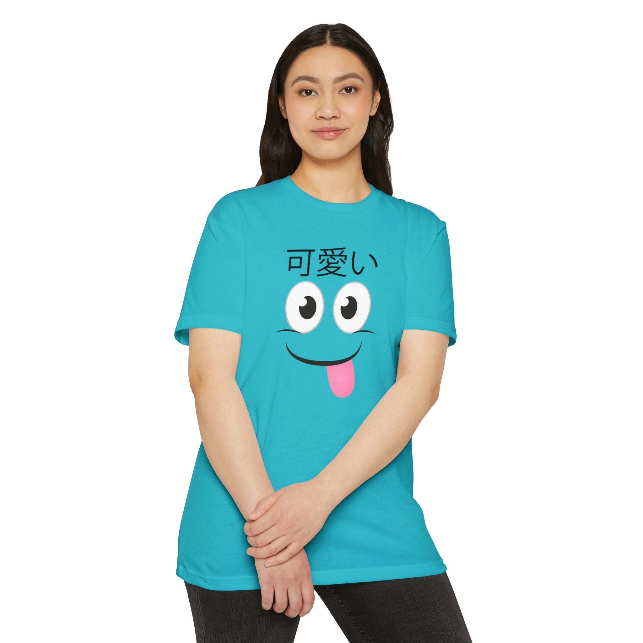 Kawaii Yum Smile T-Shirt, Cute Funny Tee, Happy Unisex Shirt, Adorable Top, Soft Cotton Blend Apparel