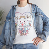 Kawaii Christian T-Shirt - Angel Cloud Rainbow Tee- Religious Graphic Top