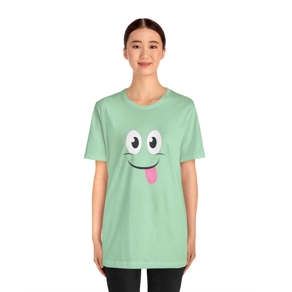 Yum Smile T-Shirt, Cute Graphic Tee, Food Lover Gift, Unisex Top, Funny Saying Shirt, Short Sleeve Tee
