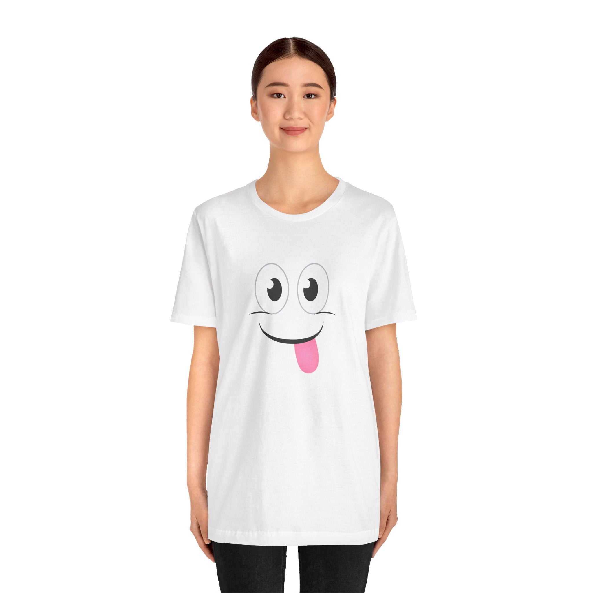 Yum Smile T-Shirt, Cute Graphic Tee, Food Lover Gift, Unisex Top, Funny Saying Shirt, Short Sleeve Tee