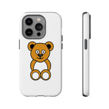 White Cute Ochre Bear Tough Cases