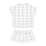 Sleepy Whiskers Pajama Set - Cute Pajama Set for Women - Short Pajamas - Sleepwear Set