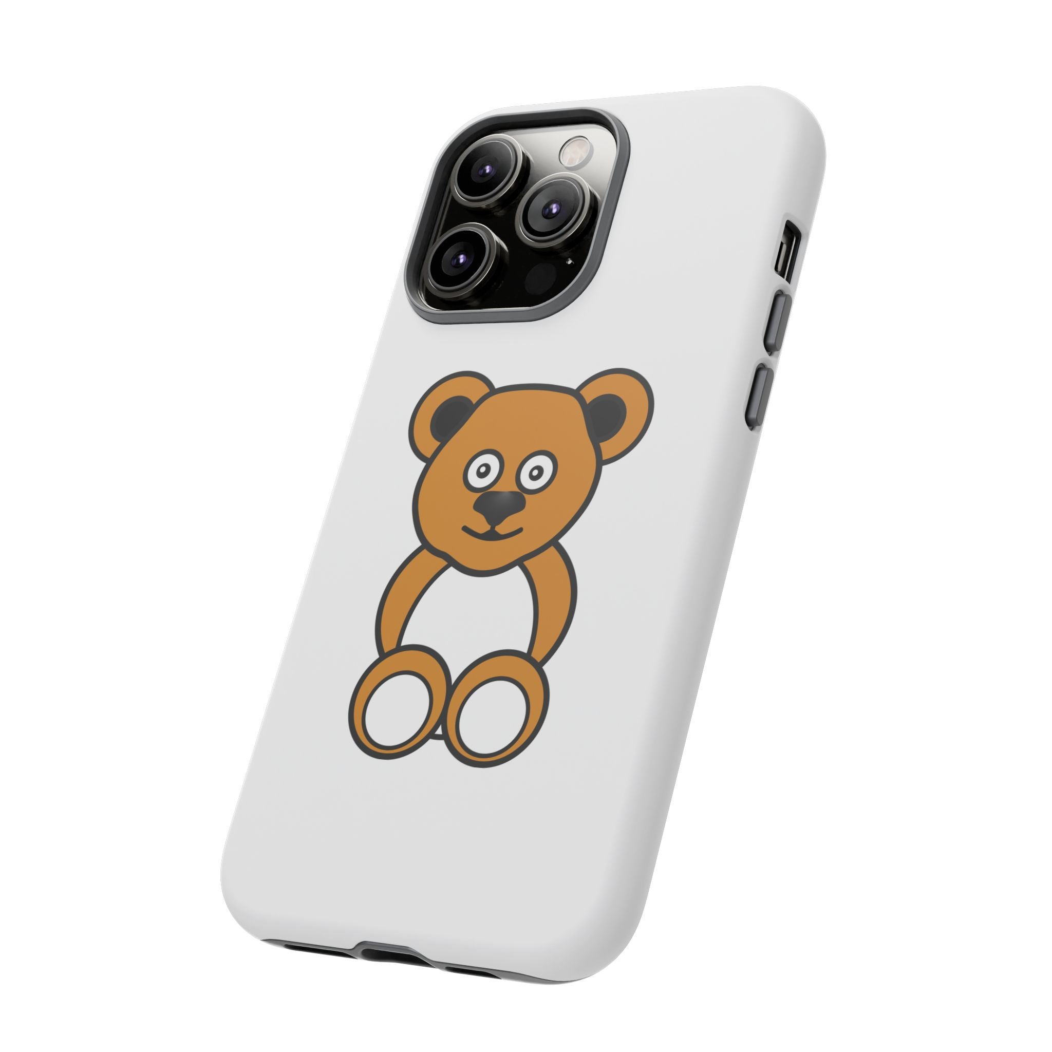 White Cute Ochre Bear Tough Cases