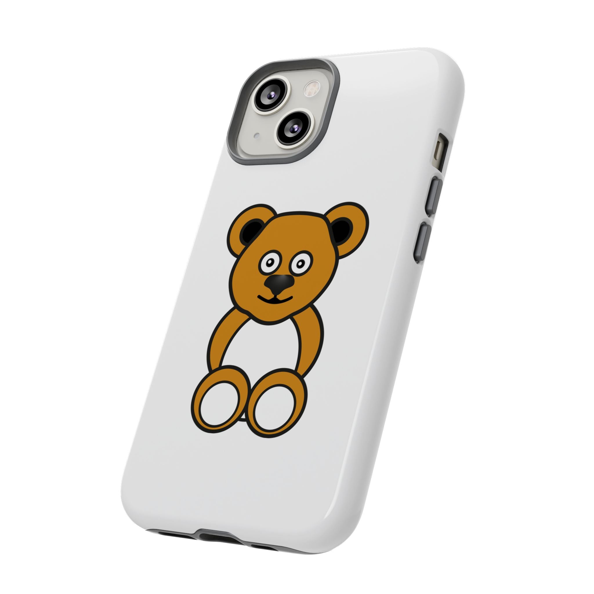White Cute Ochre Bear Tough Cases