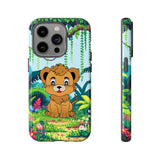 Cute Lion in the Jungle Tough Cases