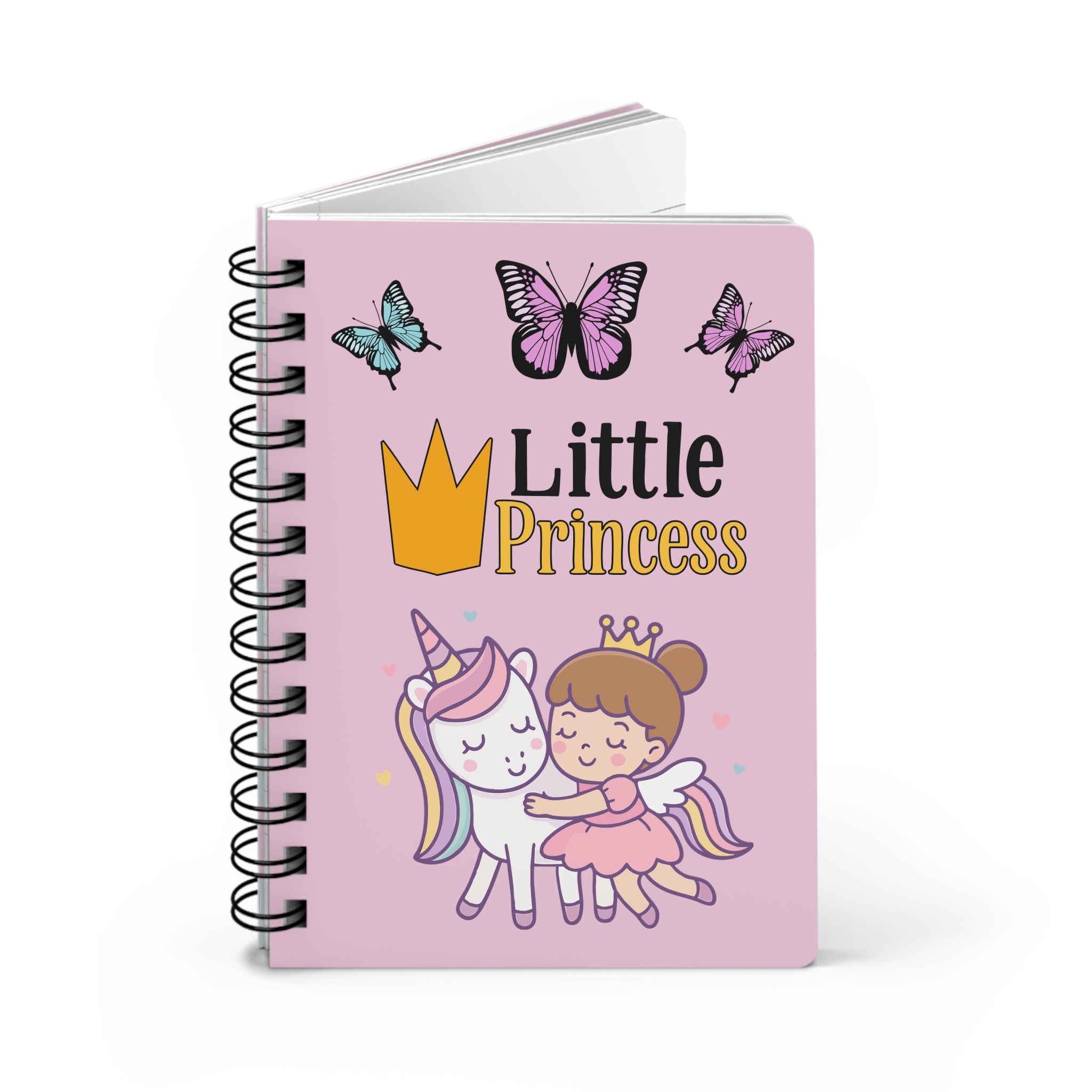 Little Princess Unicorn Spiral Notebook
