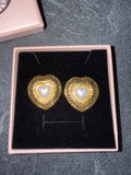 Gold-Tone Statement Earrings – Cute Stainless Steel Style Jewelry
