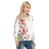 Floral Button Shirt – Pink Flower Loose Fit Blouse