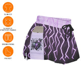 Purple Lightning Sports Skort with Built-In Shorts