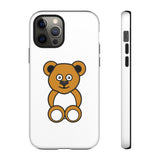 White Cute Ochre Bear Tough Cases