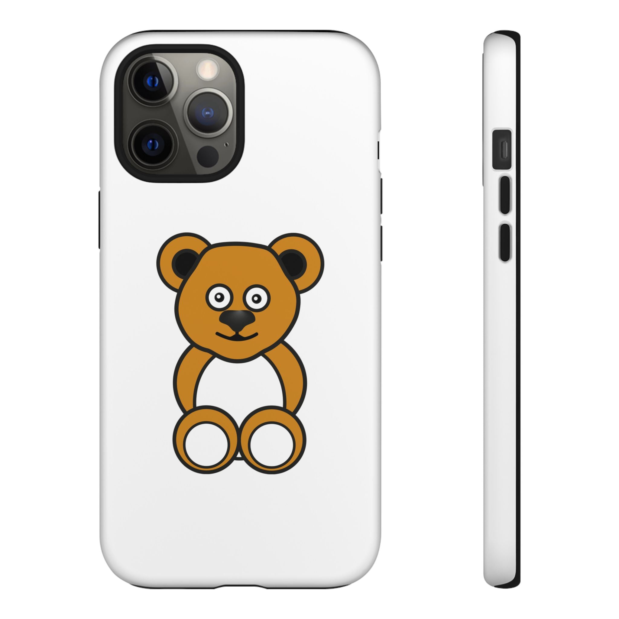 White Cute Ochre Bear Tough Cases
