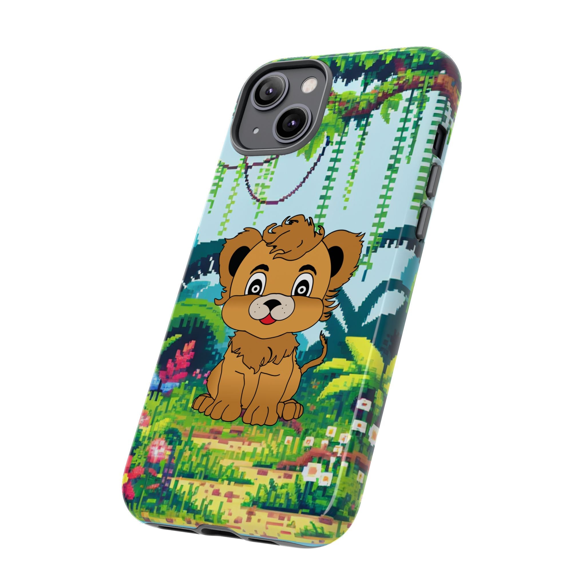Cute Lion in the Jungle Tough Cases