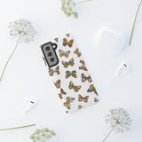 Butterflies Tough Cases, Phone Case, Protective Cover, Butterfly Pattern, Gift for Her, Unique Phone Accessory