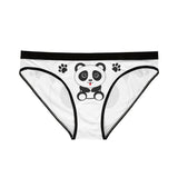 Kawaii Panda Face Panties — Cute Panda Print Women's Underwear