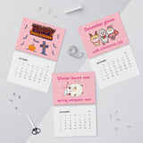 Cute Wall Calendars (2025) - Monthly Planner, Yearly Agenda, Office Decor, Gift for Students, Home Organization