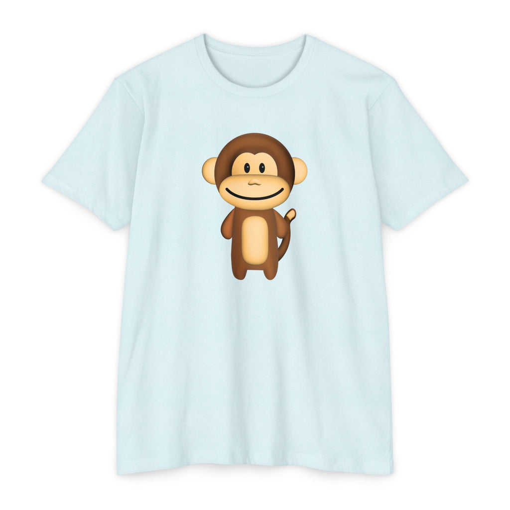 Kawaii Monkey T-shirt - Unisex CVC Jersey
