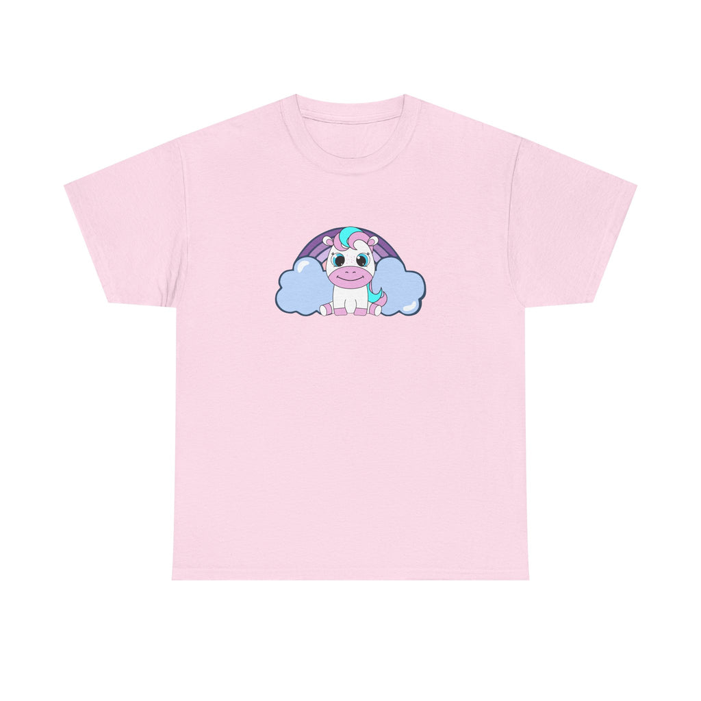 Kawaii Pony T-Shirt - Cute Horse Graphic Tee, Animal Lover Gift - Pastel Colors Shirt