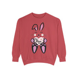 Kawaii Rabbit Face Unisex Sweatshirt, Self Love Club, Cute Jumper, Pastel Bunny Shirt, Cozy Pullover, Gift for Rabbit Lovers