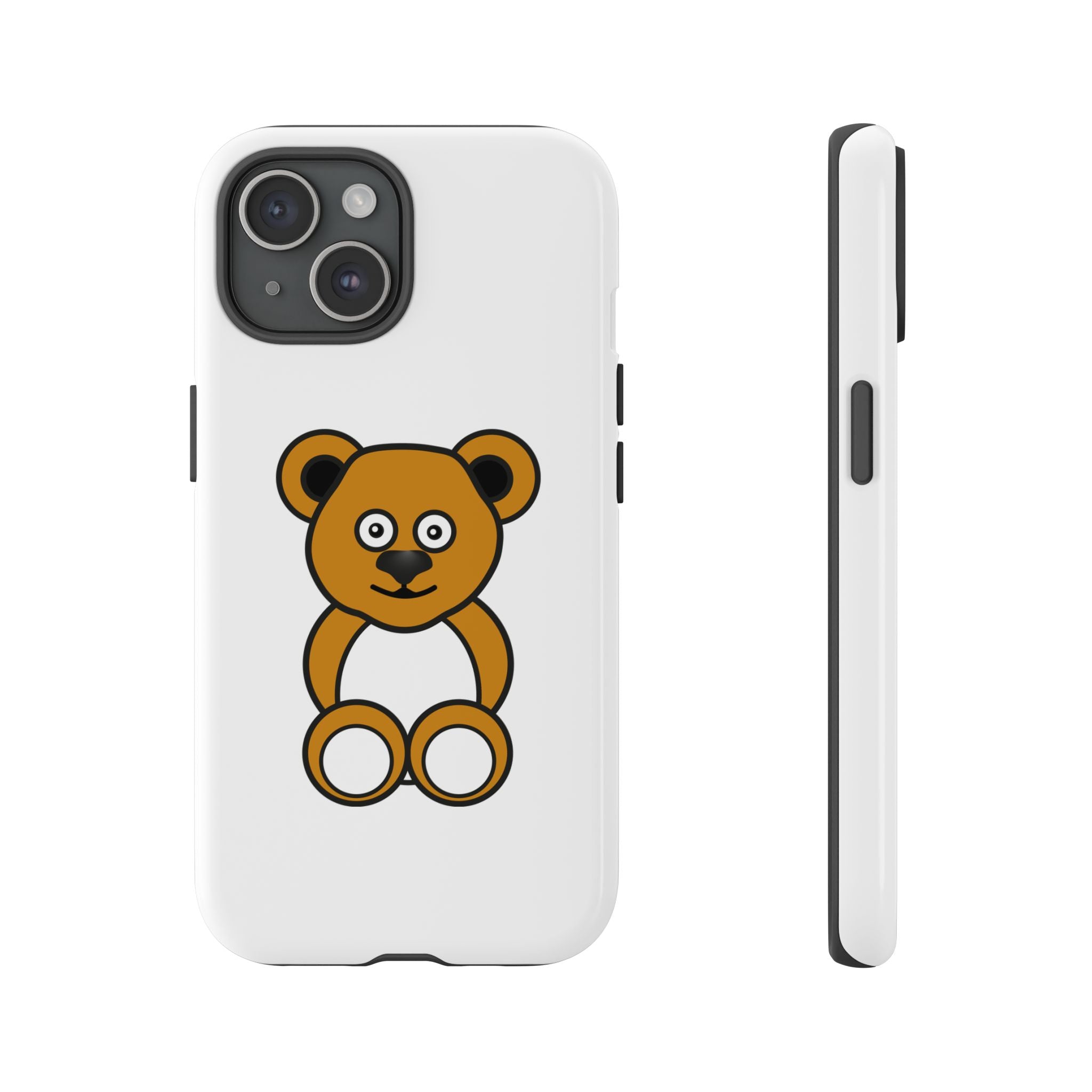 White Cute Ochre Bear Tough Cases