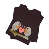 Robins in love Unisex Jersey Short Sleeve Tee