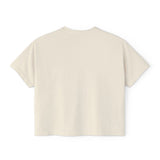 Kawaii Hedgehog Boxy Tee - Women's Graphic T-Shirt