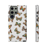 Butterflies Tough Cases, Phone Case, Protective Cover, Butterfly Pattern, Gift for Her, Unique Phone Accessory