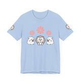 Cute Animal Tee - Hedgehog & Hamster Shirt - Happy Critter Top