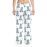 Pastel Frog Women's Pajama Pants, Cute Frog PJ Bottoms, Soft Lounge Sleepwear, Cozy Nightwear, Comfy Sleep Pants