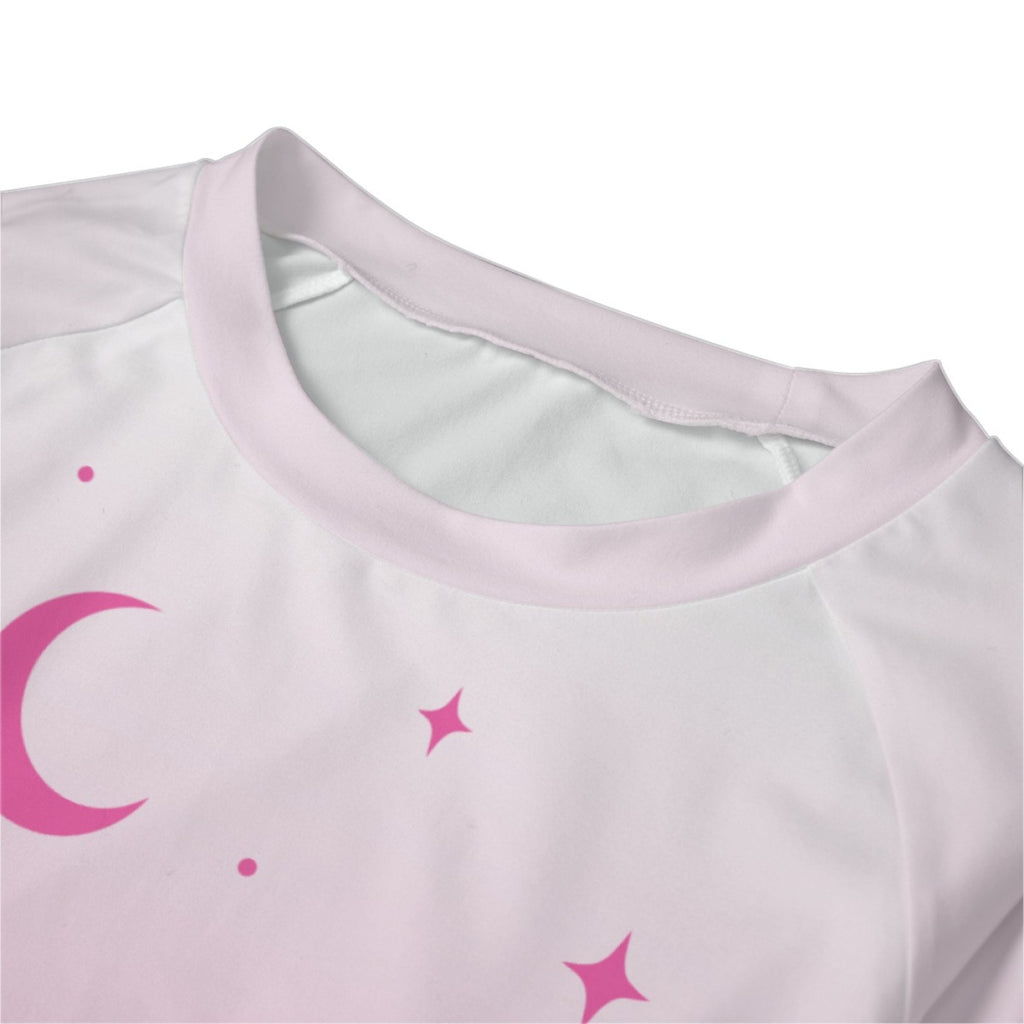 Pink Sleepy Cat Pajama Set